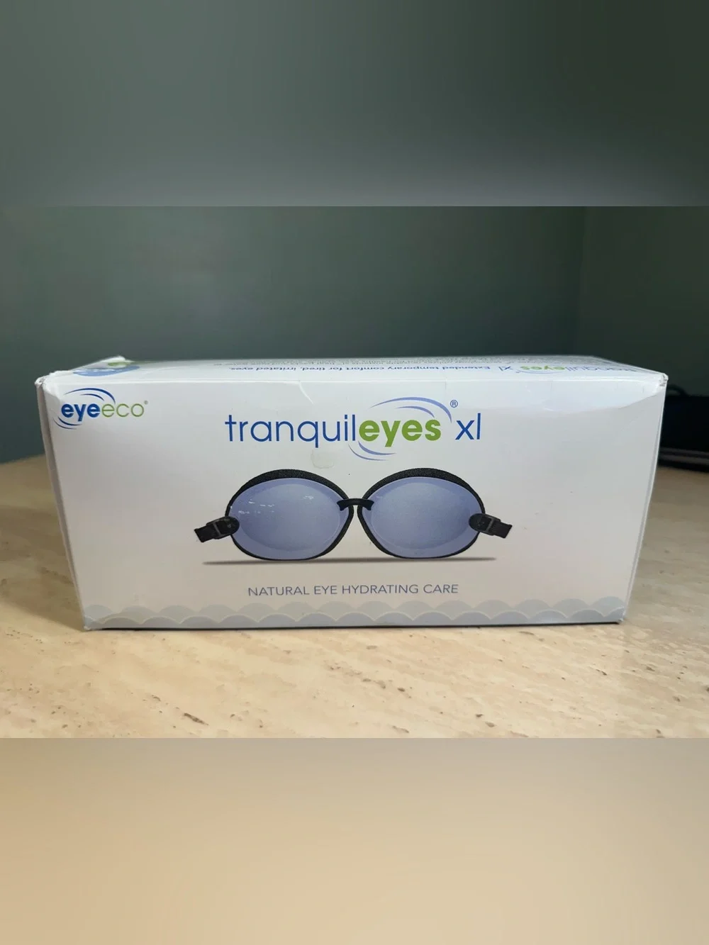 EyeEco Tranquileyes XL Advanced Warm Cold Compress Kit Eye Mask for Dry Eyes